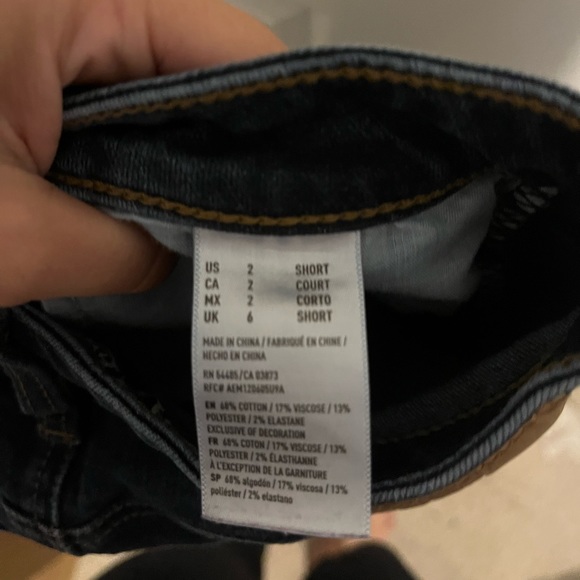 American Eagle Skinny Jeans size 2S - Picture 3 of 4